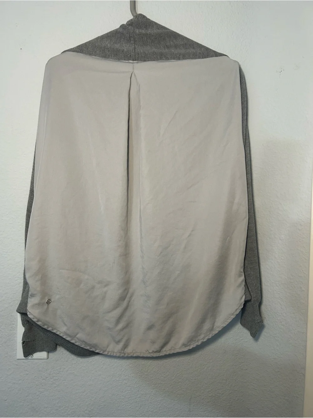 Lululemon Silver Gray Knit Cardigan - Size 8